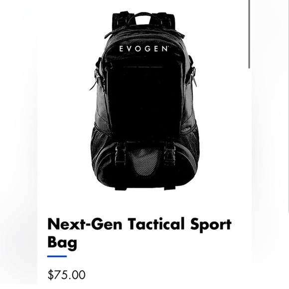 Other - Evogen Next-Gen Black Tactical Sport Bag